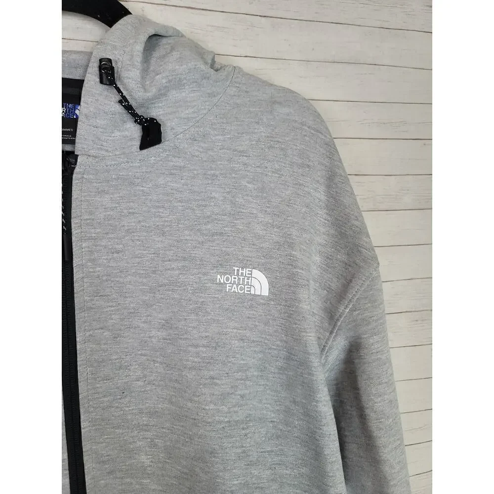 The North Face Tech Full Zip Hoodie in TNF GRAY, sz Small